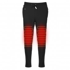 Electric Heated Pants Winter Warm Men Women USB Heating Elastic Motorcycle Riding Pants Trousers