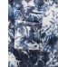 Mens Tie Dye Flannel Thick Pocket Long Sleeve Calf  Length Home Sleepwear Robes