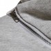 Autumn Winter Fashion Side Zipper Pile Heap Collar Sweater Pullover Men’s Casual Pure Color Sweater