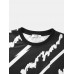 Men Brush Pattern Round Neck Short Sleeve Soft Cool Casual T  Shirts LU MINGKUN-Exclusive link